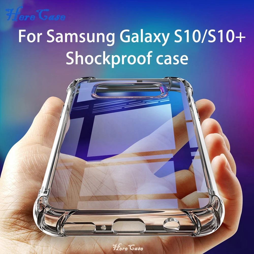 Anti-Shock Soft Clear Silicone TPU Cover Case (Samsung) – TheProGrip™