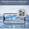 iPhone Full Cover Camera Tempered Glass Lens Protector Plus Aluminum Alloy Ring